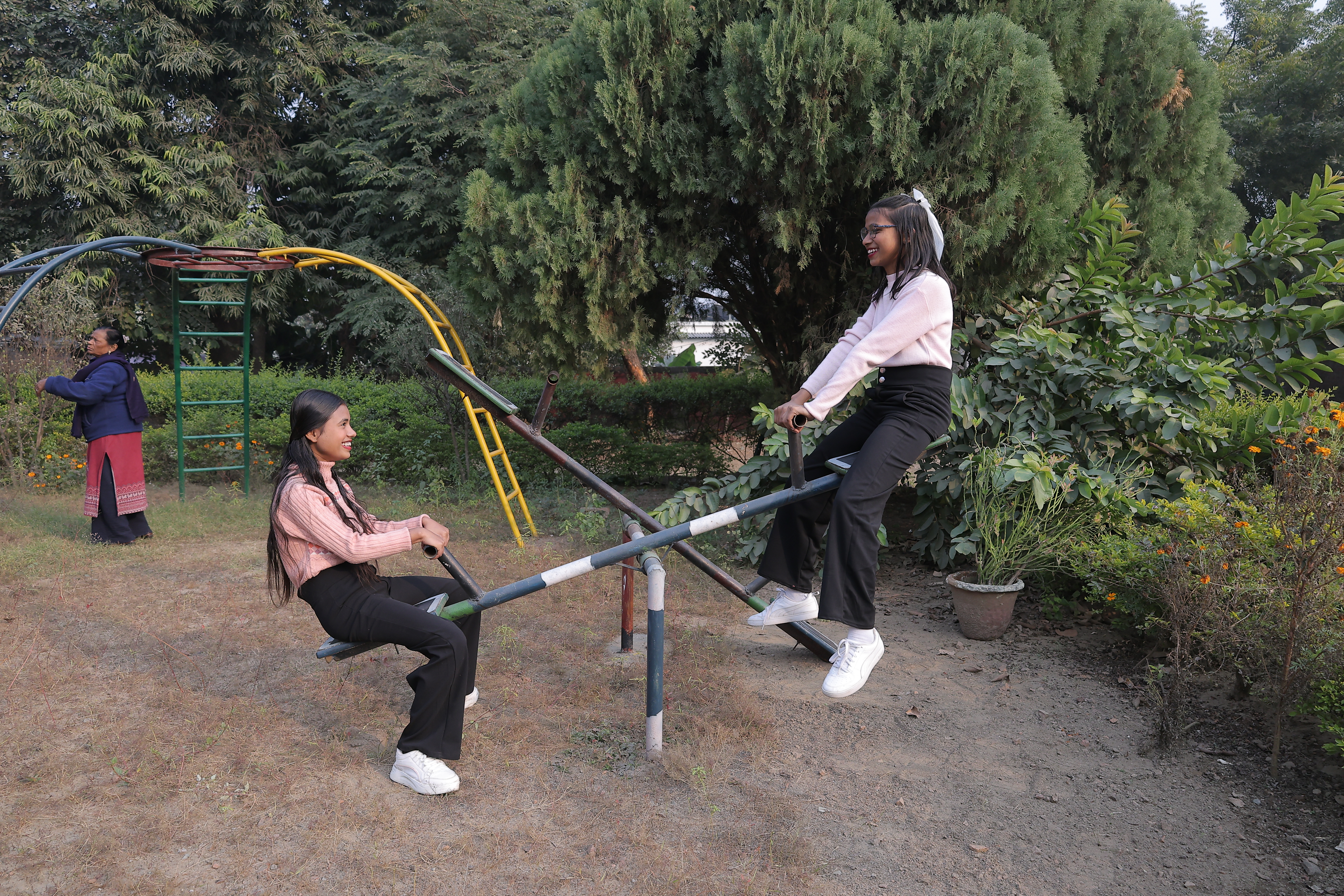 Children at Warne Baby Fold
