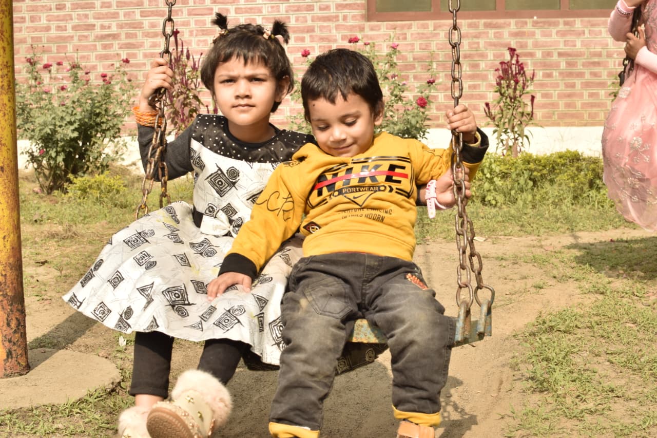 Children at Warne Baby Fold